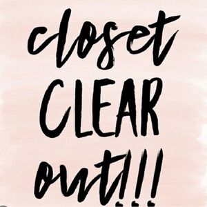 Need to clear out my closet! Accepting offers